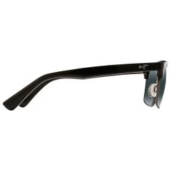 Lunettes De Soleil Maui Jim Kawika Brillant Noir Gris Neutre MauiPure -Maui Jim 0bcfba22444cd3bf2499ecdaa8b34d6114222cf3 E23MAUILUN351950 MAUI0292567 1