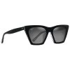 Lunettes De Soleil Maui Jim Kini Kini Noir Crystal Gris Neutre Minéral SuperThin