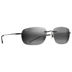 Lunettes De Soleil Maui Jim Nanea Noir Brillant Gris Neutre MauiBrilliant
