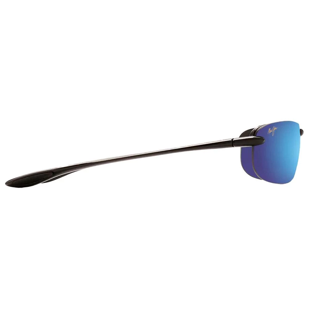 Lunettes De Soleil Maui Jim Makaha Noir Brillant Blue Hawaii 4 Lunettes De Soleil Maui Jim Makaha Noir Brillant Blue Hawaii – Image 2