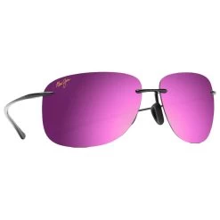 Lunettes De Soleil Maui Jim Hikina Black Gloss Maui Sunrise MauiPure Lt