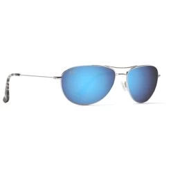 Maui Jim 34 Lunettes De Soleil Maui Jim Baby Beach Silver Blue Hawaii Mauipure