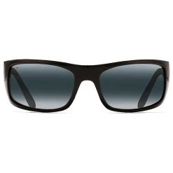 Lunettes De Soleil Maui Jim Peahi Noir Brillant Gris Neutre Minéral Superthin -Maui Jim 577fd5adc117750604bb579b616a8c60176a5bbb VE16MAUILUN003 2