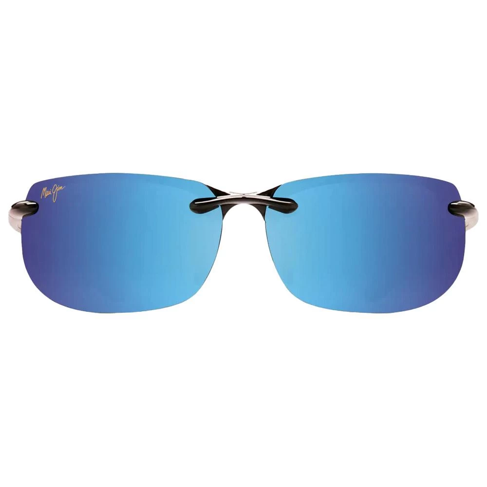 Lunettes De Soleil Maui Jim Banyans Noir Brillant Blue Hawaii 5 Lunettes De Soleil Maui Jim Banyans Noir Brillant Blue Hawaii – Image 3