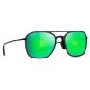 Lunettes De Soleil Maui Jim Keokea Translucent Grey MauiGreen MauiBrilliant