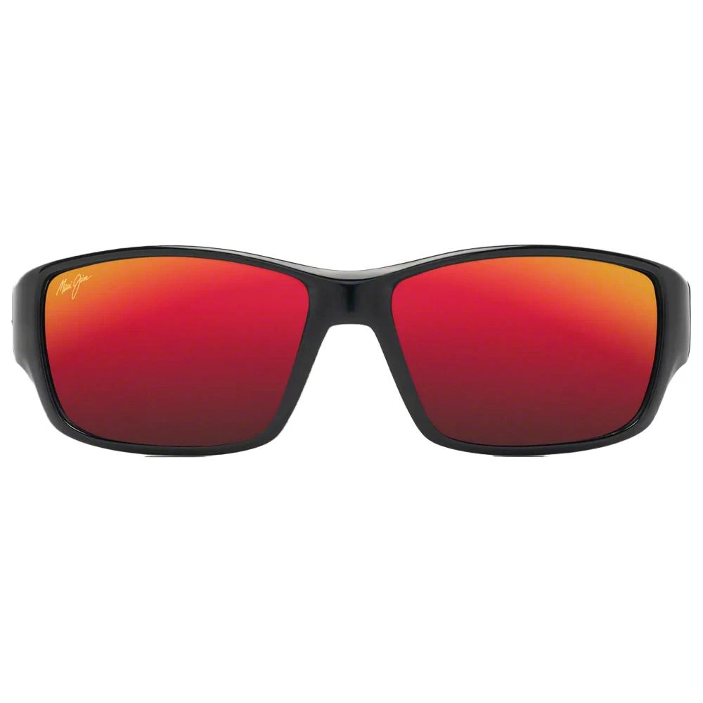 Lunettes De Soleil Maui Jim Local Kine Shiny Black With Grey And Maroon Hawaii Lava 5 Lunettes De Soleil Maui Jim Local Kine Shiny Black With Grey And Maroon Hawaii Lava – Image 3