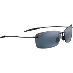 Lunettes De Soleil Maui Jim Lighthouse Gris Neutre Noir Brillant