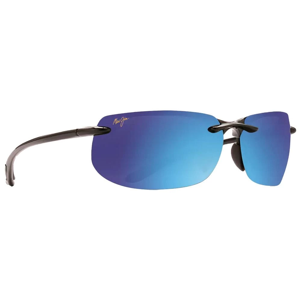 Lunettes De Soleil Maui Jim Banyans Noir Brillant Blue Hawaii 3 Lunettes De Soleil Maui Jim Banyans Noir Brillant Blue Hawaii