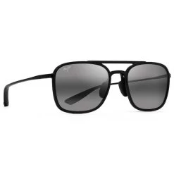 Lunettes De Soleil Maui Jim Keokea Noir Brillant Gris Neutre MauiBrilliant