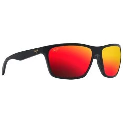 Lunettes De Soleil Maui Jim Makoa Noir Mat Hawaii Lava MauiBrilliant