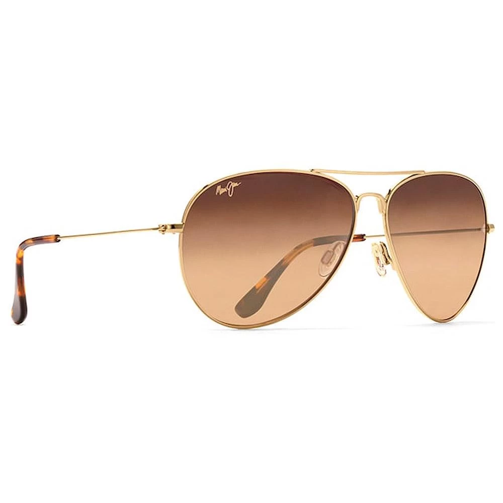 Lunettes De Soleil Maui Jim Mavericks Gold Bronze Hcl MauiPure 3 Lunettes De Soleil Maui Jim Mavericks Gold Bronze Hcl MauiPure
