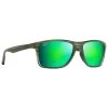 Lunettes De Soleil Maui Jim Onshore Olive Dégradé MauiGreen Minéral SuperThin