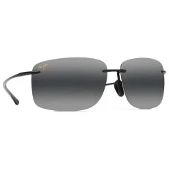 Lunettes De Soleil Maui Jim Hema Noir Brillant Gris Neutre