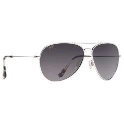 Lunettes De Soleil Maui Jim Mavericks Argent Gris Neutre MauiPure