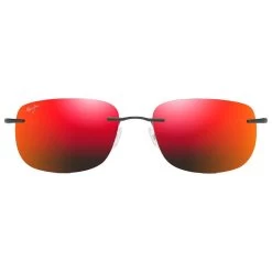 Lunettes De Soleil Maui Jim Ohai Noir Mat Hawaii Lava MauiBrilliant -Maui Jim cac7fedf4ebe7d8e470d0d83bbc60414a117a10c E21MAUILUN192971 MAUI0213992 4