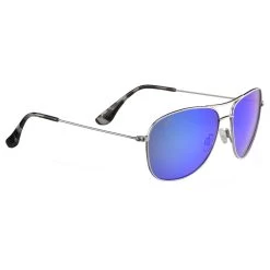 Lunettes De Soleil Maui Jim Cliff House Silver Blue Hawaii