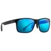 Lunettes De Soleil Maui Jim Red Sands Reader 2,5 Noir Mat Bleu Hawaï MauiBrilliant
