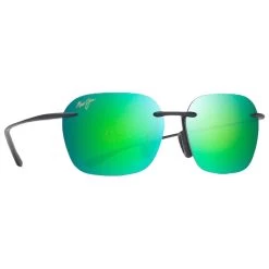 Lunettes De Soleil Maui Jim Komohana Matte Black Mauipure Lt Mauigreen
