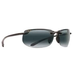 Lunettes De Soleil Maui Jim Banyans Noir Brillant Gris Neutre Mauibrilliant
