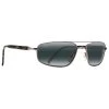 Lunettes De Soleil Maui Jim Kahuna Gris Acier Gris Neutre Minéral SuperThin -Maui Jim f437ebbb120319d12fcd451a03512c8502fc9ccf E23MAUILUN352371 MAUI0292156 0