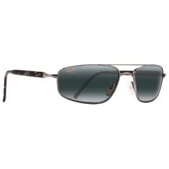 Lunettes De Soleil Maui Jim Kahuna Gris Acier Gris Neutre Minéral SuperThin