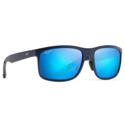 Lunettes De Soleil Maui Jim Huelo Bleu Matte Bleu Hawaï MauiPure