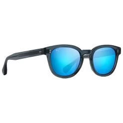 Lunettes De Soleil Maui Jim Cheetah 5 Gris Translucide Bleu Hawaï MauiBrilliant