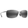 Lunettes De Soleil Maui Jim Akau Matte Grey Mauipure Lt Neutral Grey -Maui Jim ffbc33733ca4310dbf117bc24bf60d0a19890ab1 VE20MAUILUN044 0