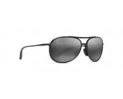 Maui Jim Alelele Bridge Black Gloss Neutral Grey