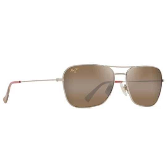 Maui Jim Na'auao Shiny Light Gold W/Red &Brown 3 Maui Jim Na'auao Shiny Light Gold W/Red &Brown