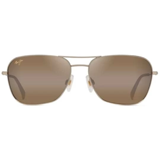 Maui Jim Na'auao Shiny Light Gold W/Red &Brown 4 Maui Jim Na'auao Shiny Light Gold W/Red &Brown â Image 2