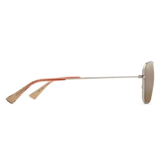 Maui Jim Na'auao Shiny Light Gold W/Red &Brown 5 Maui Jim Na'auao Shiny Light Gold W/Red &Brown â Image 3