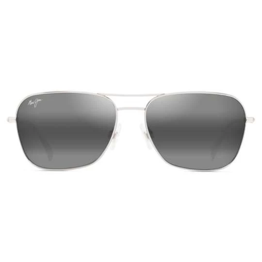 Maui Jim Na'auao Shiny Silver W/Crystal 4 Maui Jim Na'auao Shiny Silver W/Crystal â Image 2