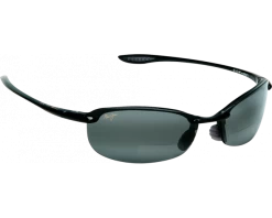 Maui Jim Lunette De Lecture Makaha Reader Noir Brillant Gris Neutre Polarisée