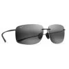 Maui Jim Lunette De Soleil Hema Grey Matte Neutral Grey Polarisée