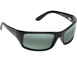 Maui Jim Peahi Noir Brillant Gris Neutre