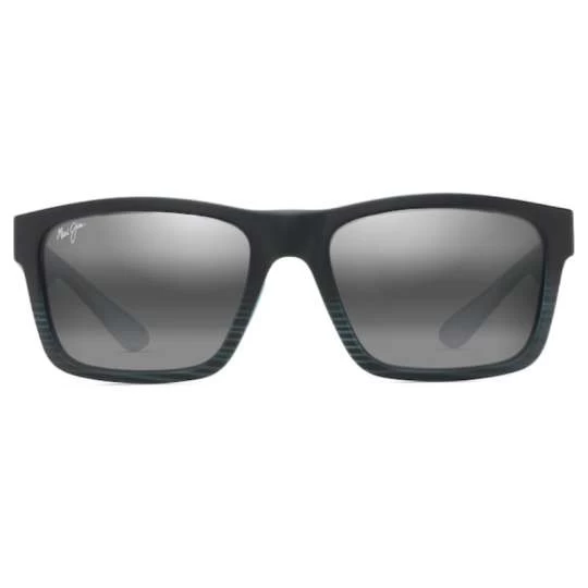 Maui Jim The Flats Black / Teal Stripes & Tips 4 Maui Jim The Flats Black / Teal Stripes & Tips – Image 2