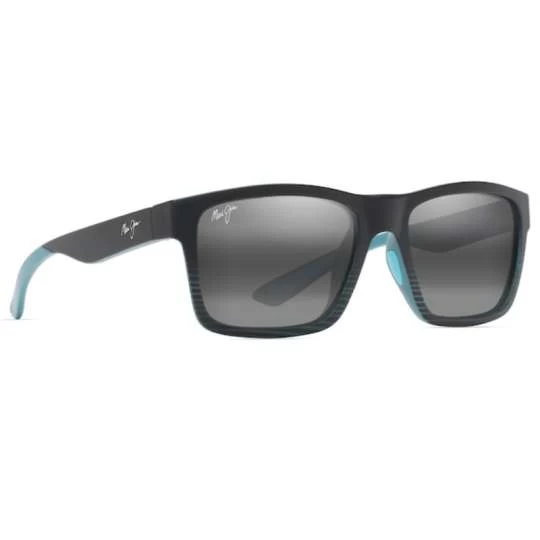 Maui Jim The Flats Black / Teal Stripes & Tips 3 Maui Jim The Flats Black / Teal Stripes & Tips